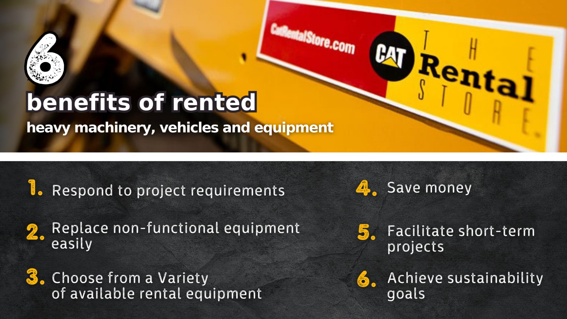 Rental vs. purchase of heavy machinery, equipment and vehicles