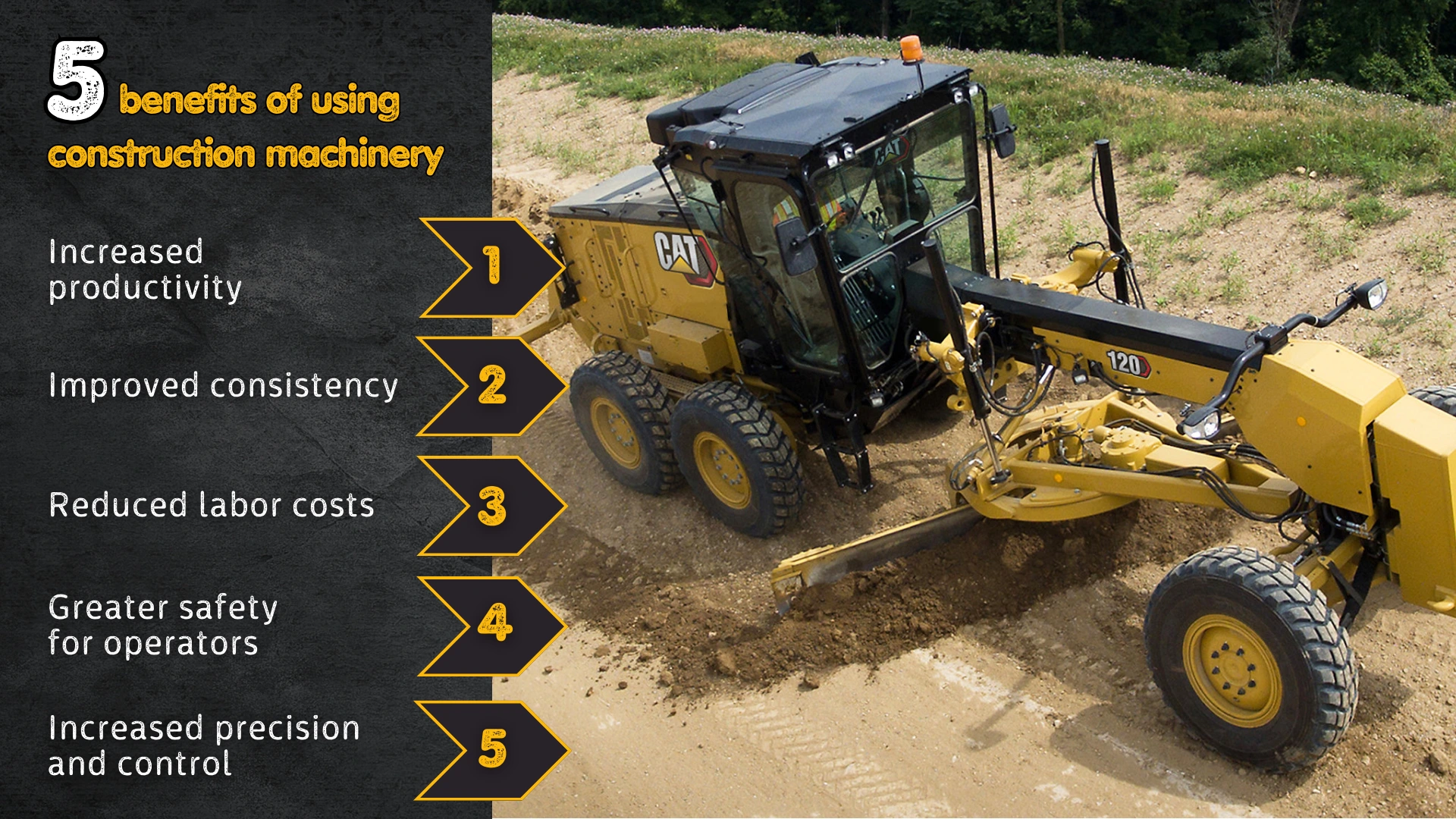 infographic-with-the-5-benefits-of-using-construction-machinery